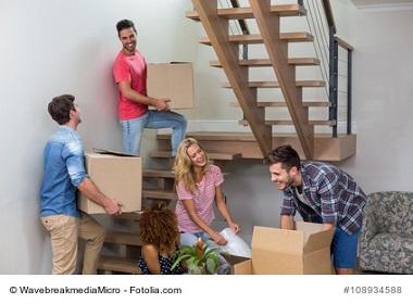 Umzug planen mit Freunden