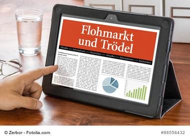 Flohmarkt bei geplanten Verkauf